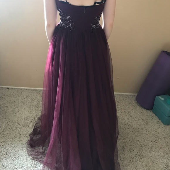 Purple Prom Dress - Picture 3 of 3